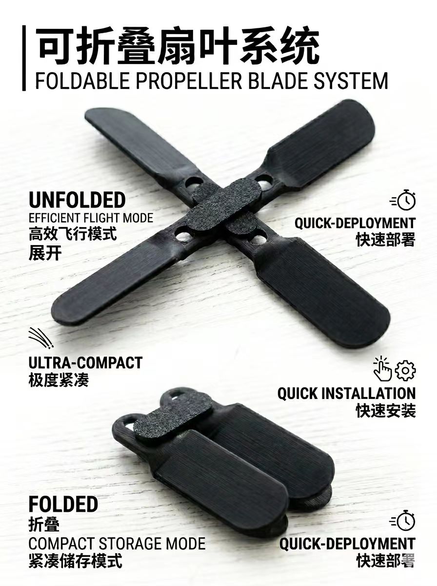 Miniatura 5 do modelo 3D 便携式口袋风扇Fan（风力强劲可折叠）