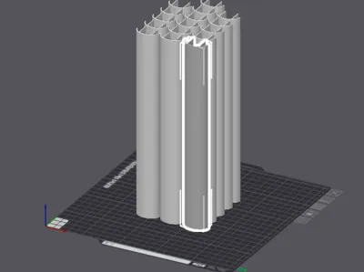 LED Diffuser for 15x15 Cable Duct