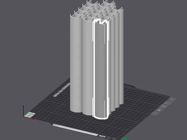 Led Diffusor für 15x15 Kabelkanal