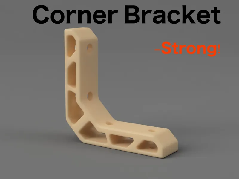 90 Degree - Corner Bracket - Strong