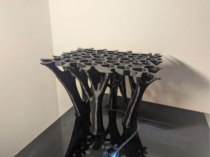 Organic monitor stand