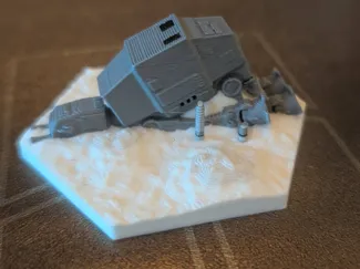 Battle of Hoth - Fallen AT-AT - 3 color AMS