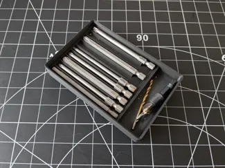 Gridfinity Wera 89mm Hex bits w tray storage