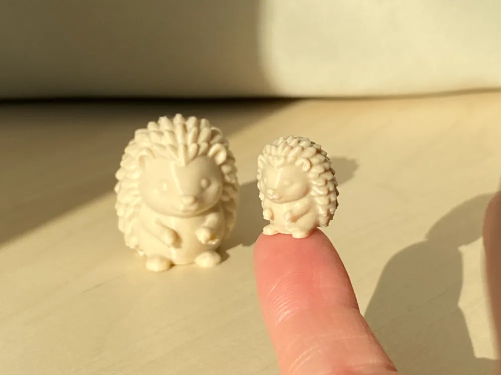Modelo para impresión 3D: Mini Hedgehog. Referencia del modelo original.