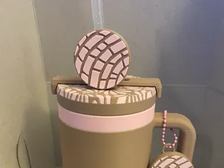 Concha & Cafecito Straw Toppers
