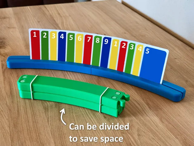 Playing card holder (divideable)