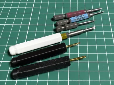 Thin Grip for drill & driver hex bits