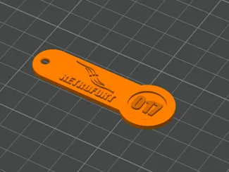 Chaveiro Editável para Equipamentos e Veiculos