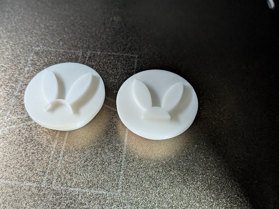 Soap Stamp of bunny ears