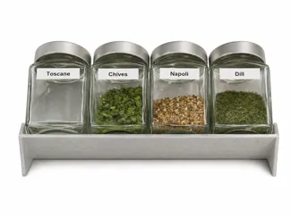 Angled Spice Jar Holder – Kitchen Organizer