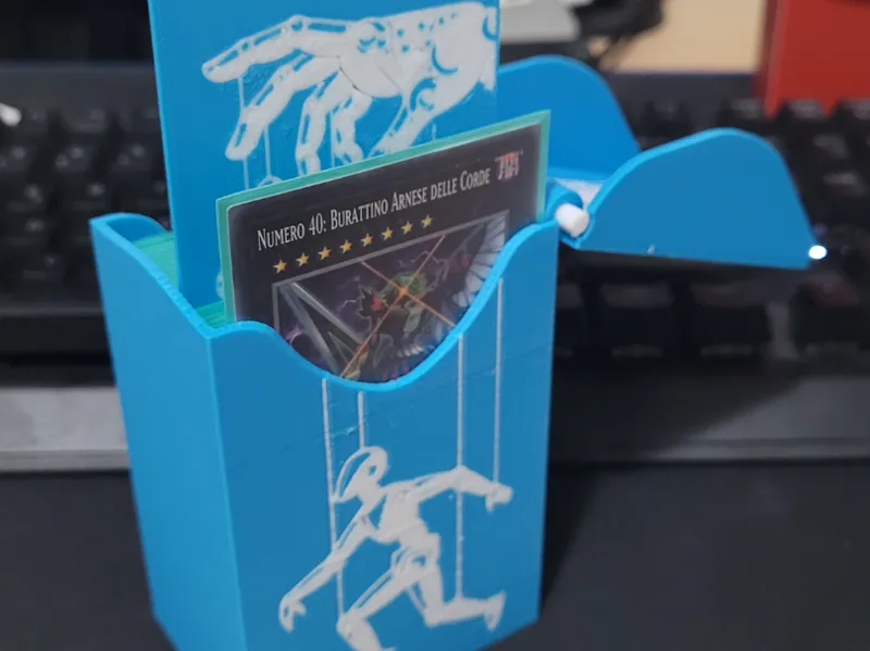 Scatola per Deck di Yu-Gi-Oh a Tema Gimmick Puppet