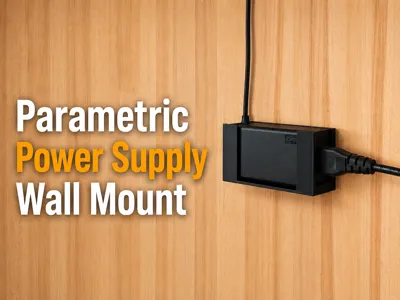 Parametric power supply wall mount (horizontal)