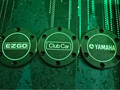 Golf Cart Aftermarket Steering Wheel Center Caps