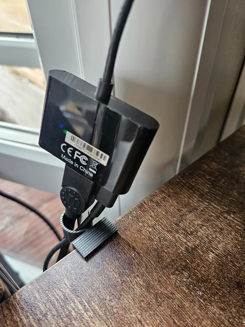 Table cable holder