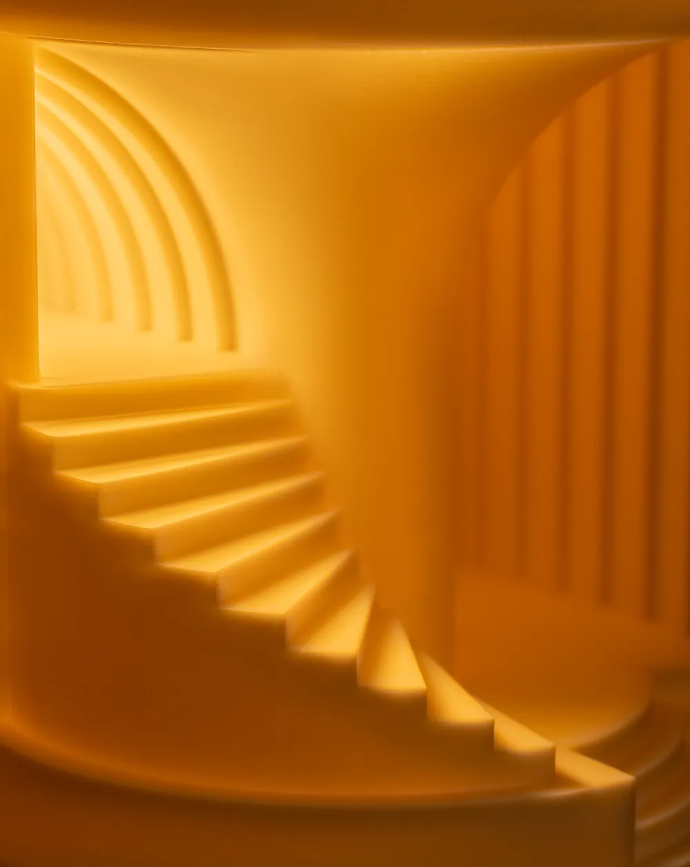 Bedside Lamp Spiral Staircase Kit 001 By 6DD MakerWorld Bedside lamp spiral staircase kit 001 by 6dd makerworld