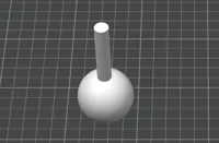 Just the harder to print part in a easier configuration