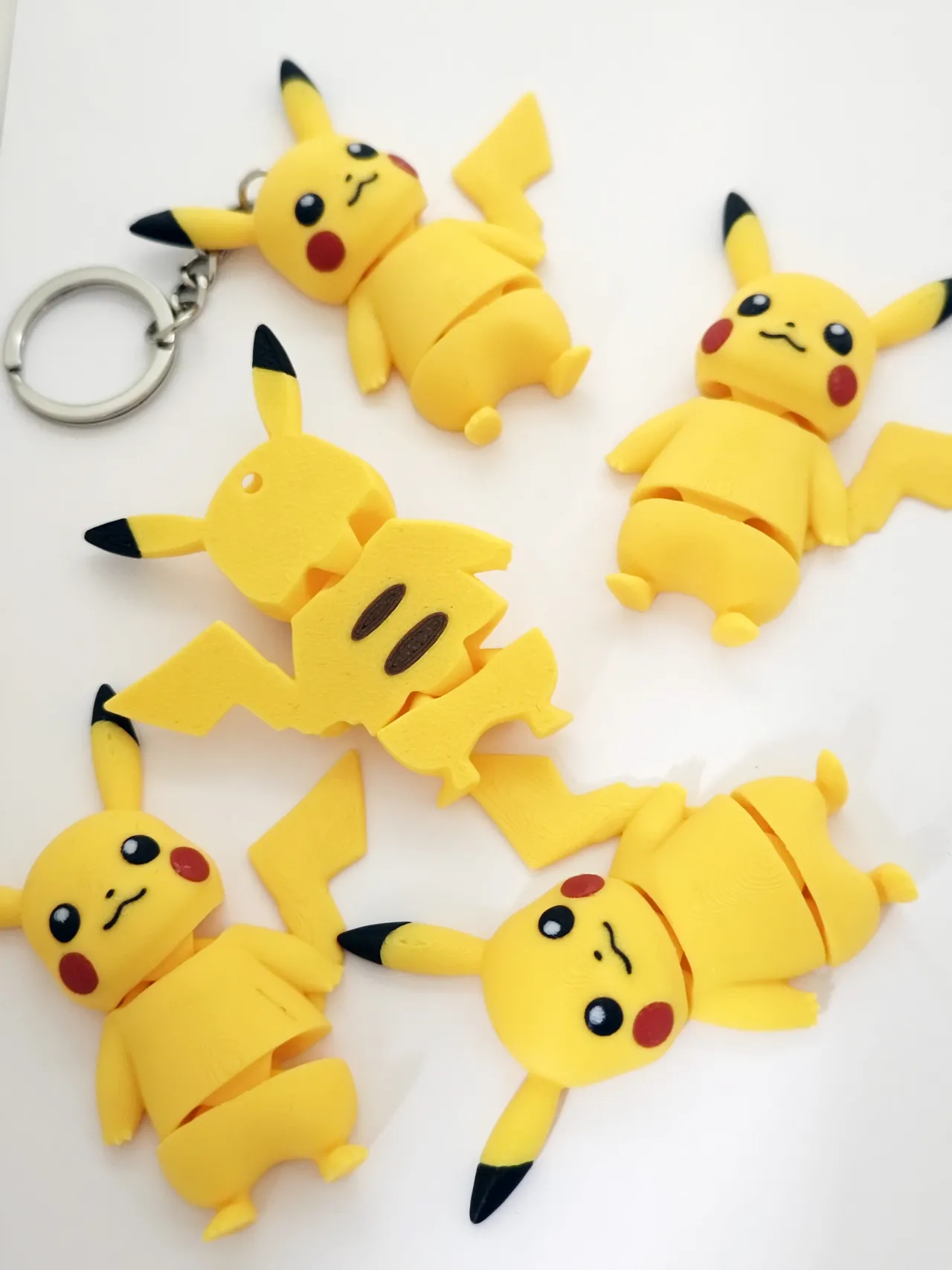 Pikachu Mini Flexi – Articulated Keychain Figure view 4