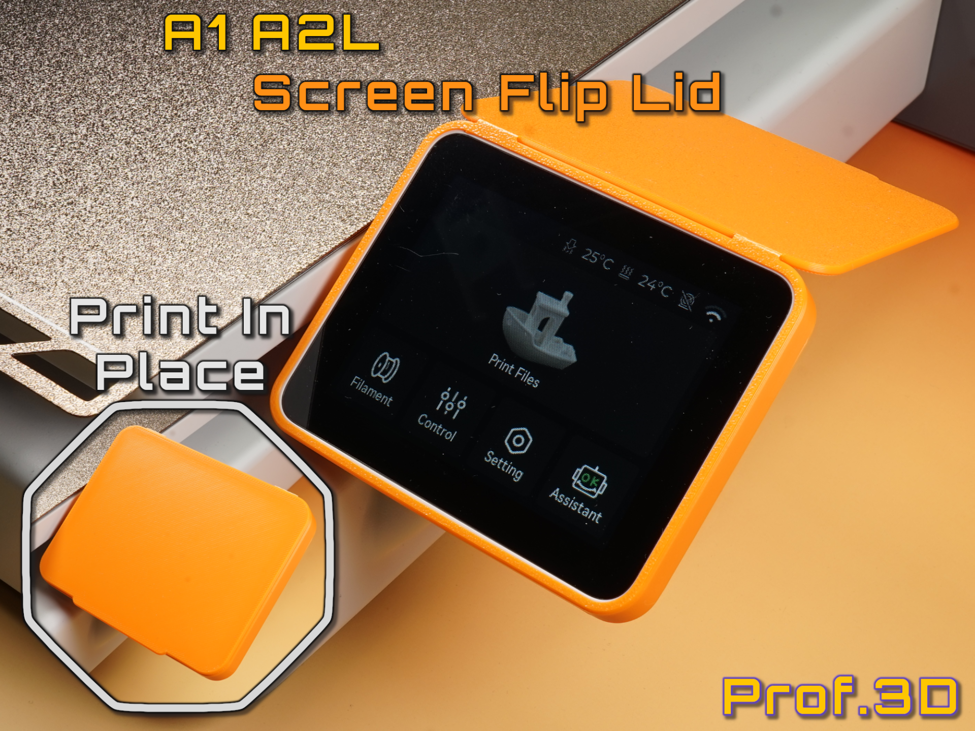 A2L Touch Screen Flip Lid ⧸ No Rattle Clip System