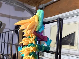 .25in Grid Wall Hooks for Displaying Dragons