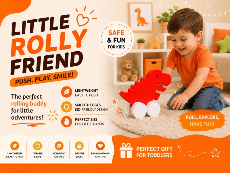 Dino T-REX-2 ruedas funcionales juguete infantil