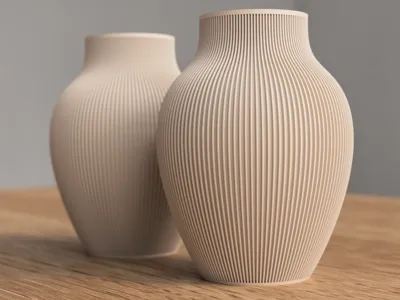 EDA VASE 【SiKiTO】 Tayo Japandi Vase - Free 3D Print Model - MakerWorld