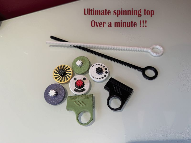 Ultimate spinning top set