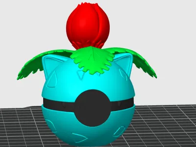 Pokéball Ivysaur 4 colors