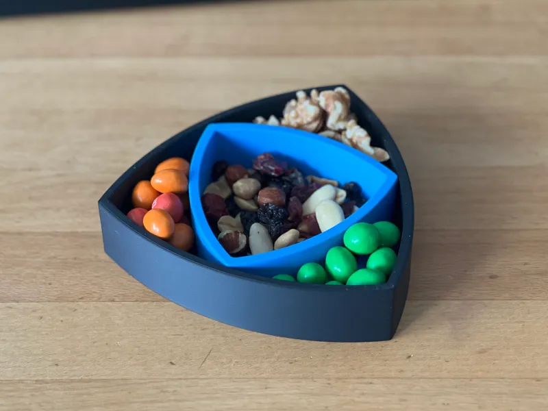 Gleichdick / Wankel / Reuleaux Stackable Bowl Set