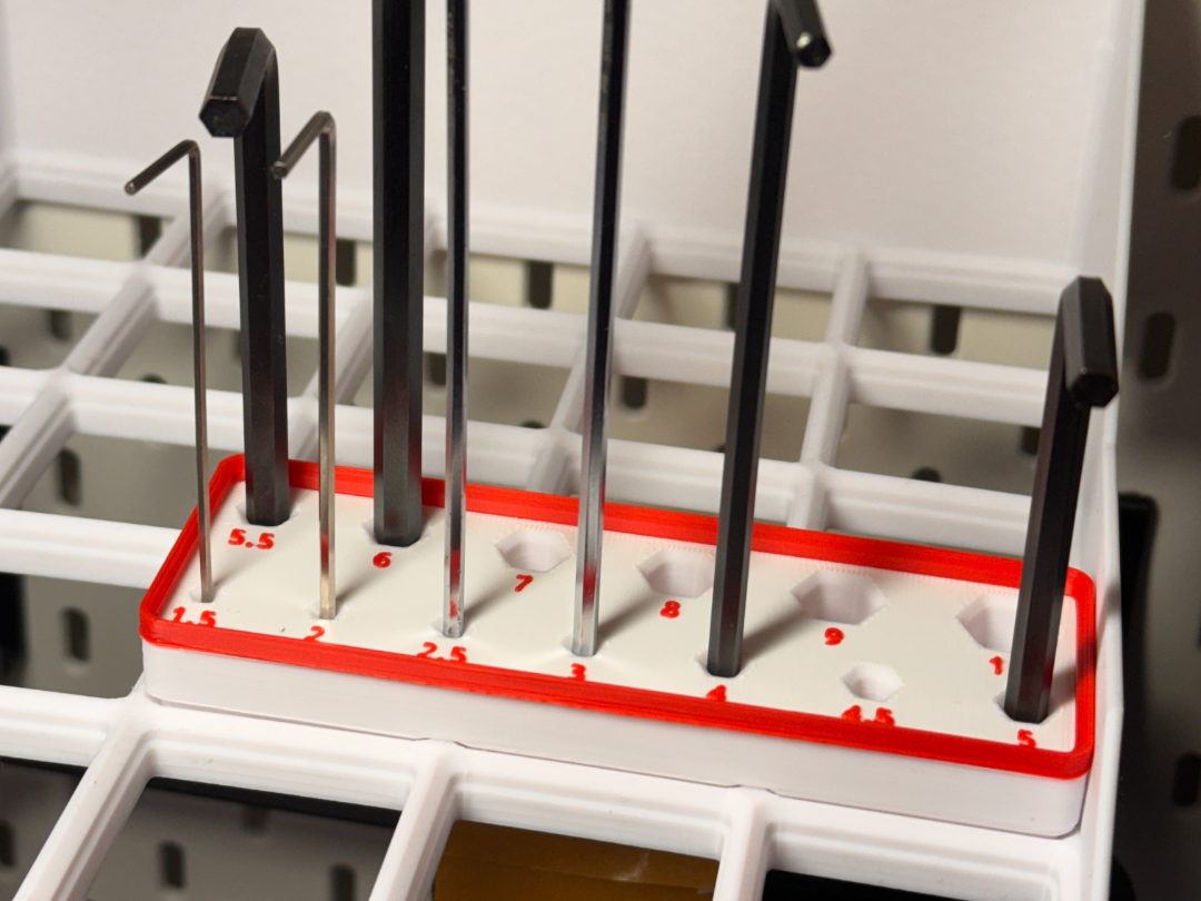 Gridfinity metric Allen Key Inbus Halter