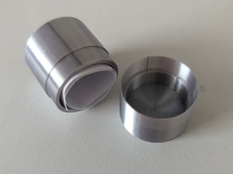 Simple friction fit secret santa cylinders
