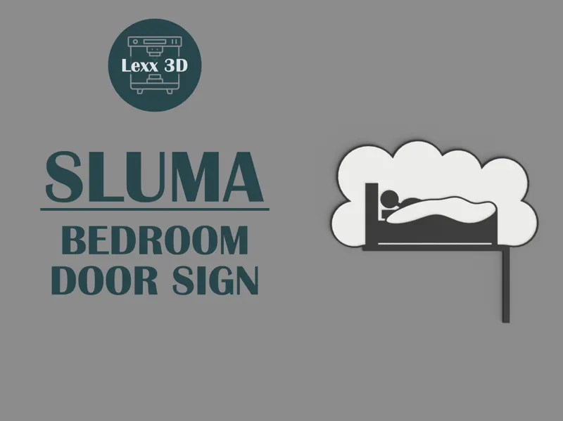 Sluma – Door Corner Sign for Bedroom