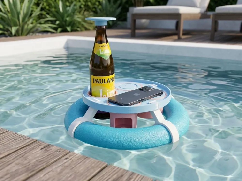 Modelo para impresión 3D: 3in1 Poolbutler für Getränke inklusive Wasp Stop. Referencia del modelo original.