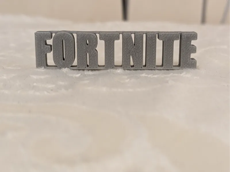 Stacked “FORTNITE” Text Plate 