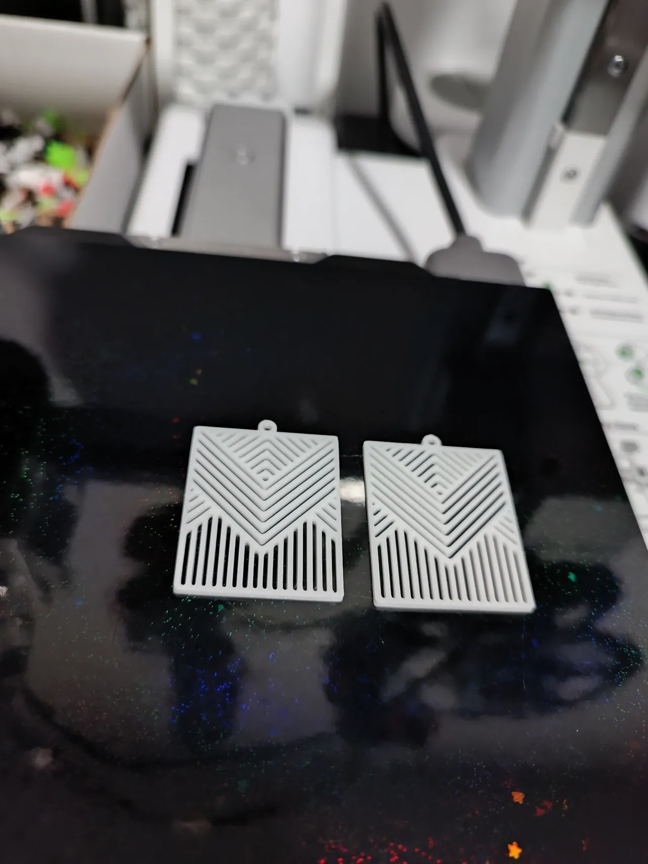 Chevron Arc Earrings view 3