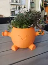 The Happy Pot – 120mm Planter + Easy Scaling Tool