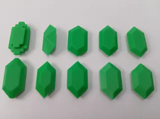 Zelda Rupees from Many Games