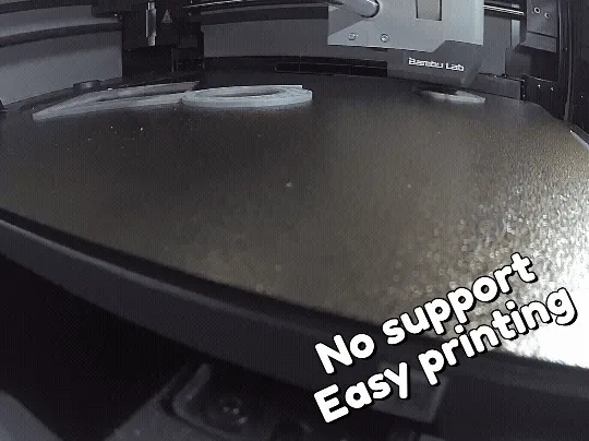 HKR X2D/P2S / X1/P1 POOP CHUTE - NO EXTRA HARDWARE view 2
