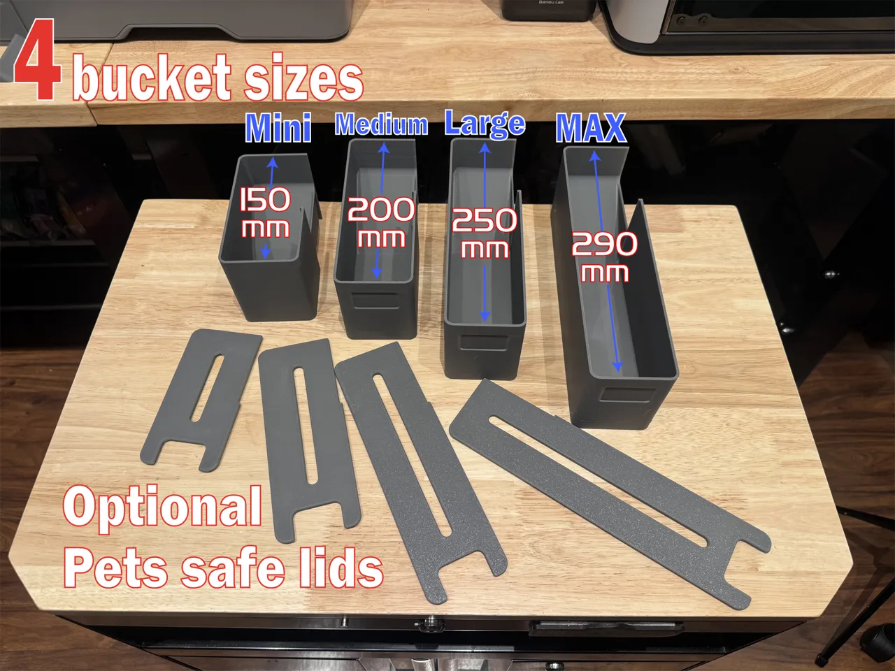 HKR X2D/P2S / X1/P1 POOP CHUTE - NO EXTRA HARDWARE view 4