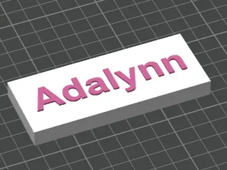 Magnetic Name plate