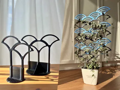 Plant Support - Waves (Base)