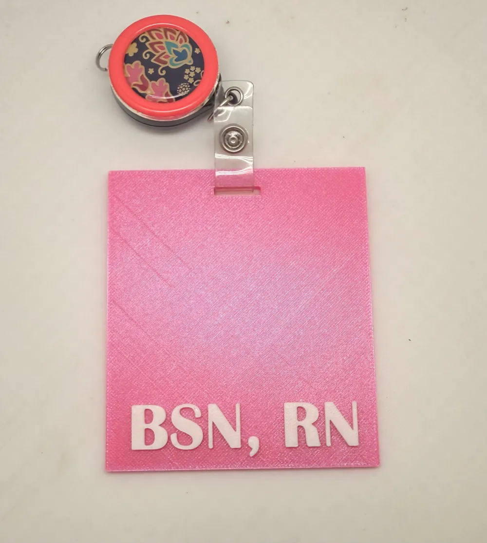 Horizontal Name Badge-Badge Buddy - Free 3D Print Model - MakerWorld