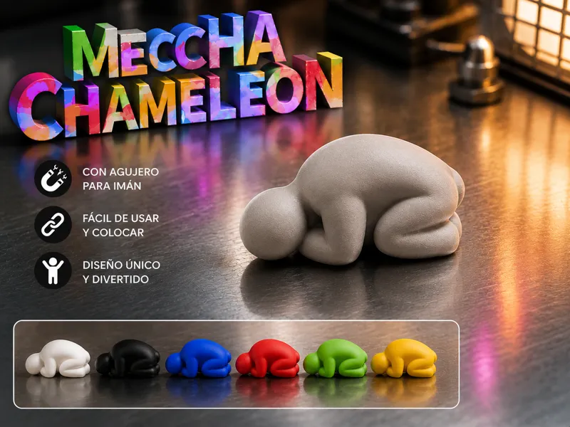 MECCHA CHAMELEON FIGURA 3 | CON AGUJERO PARA IMAN