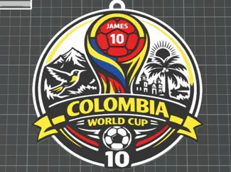 Colombia Fifa World Cup (#10 James) Para Cadena