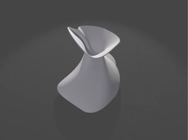 Vase au design moderne