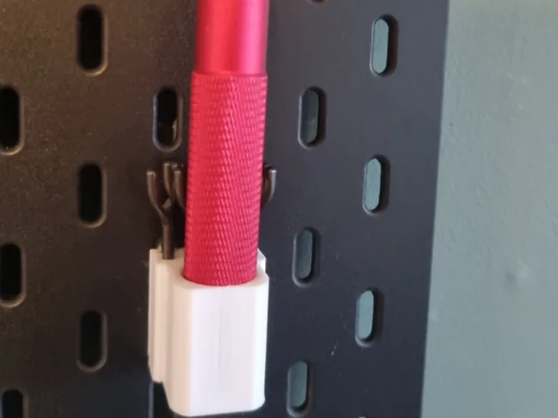 Ikea skadis deburring tool holder