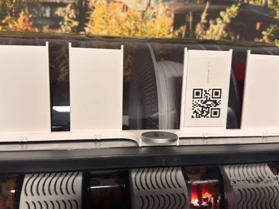 Filament Adhesive Label System