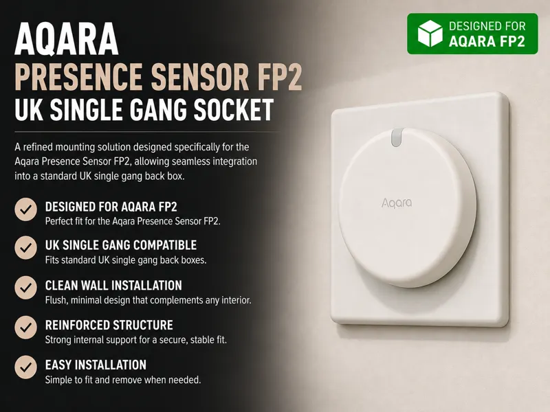 Aqara Presence Sensor FP2 UK Single Gang Socket