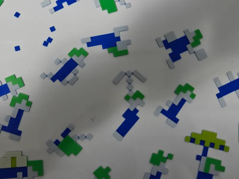 Lemmings Pixel Wall Art