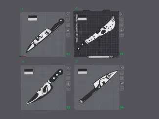 halloween horror knives