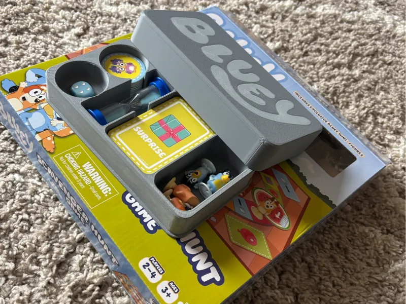 Bluey scavenger hunt game case 